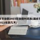 国庆节放假2023年放假时间表(国庆节放假2023年放几天)